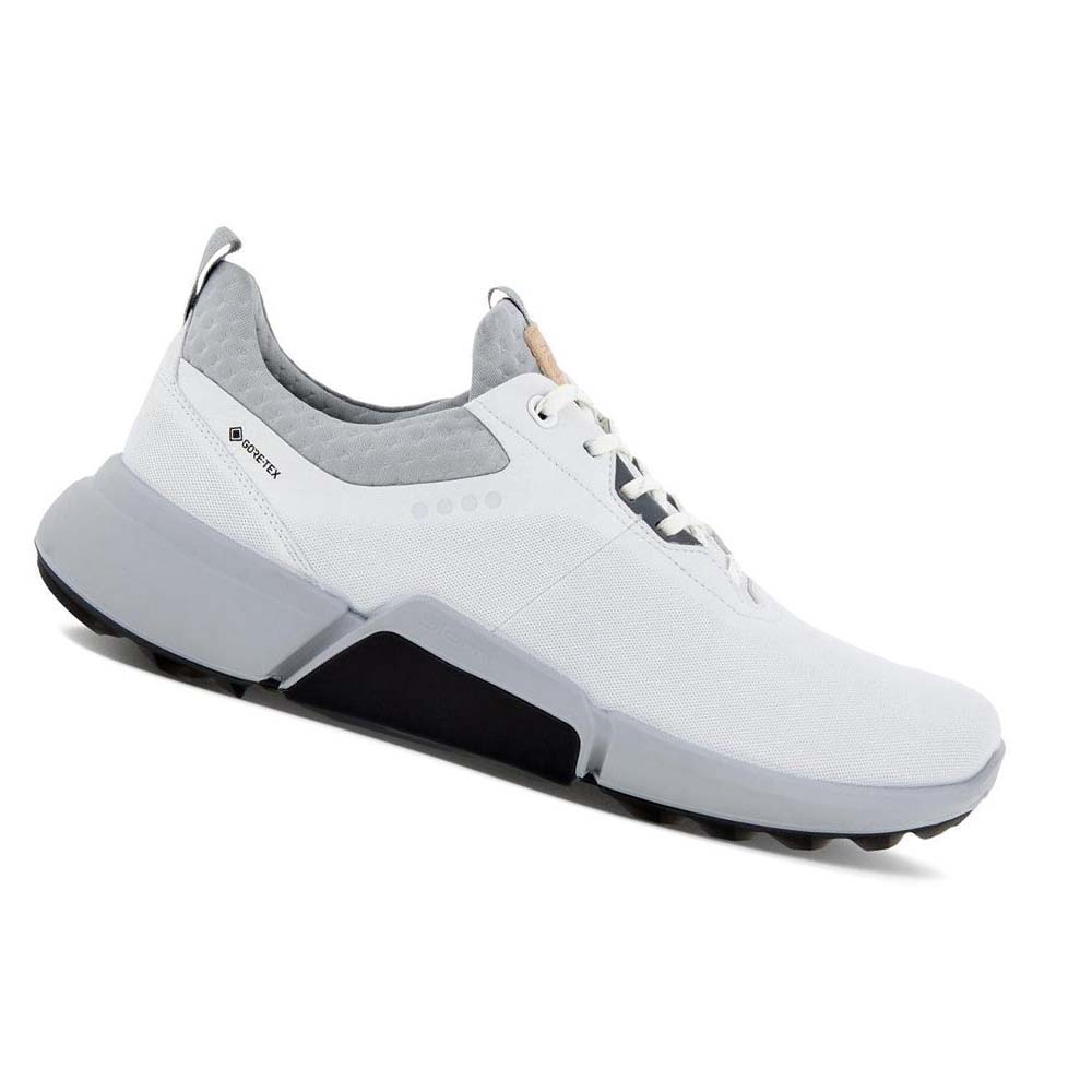 Men\'s Ecco Biom H4 Golf Shoes White | Canada 542JPQ